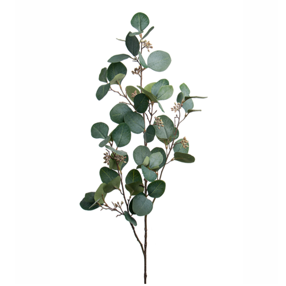 Faux Eucalyptus Branch | Acanthus Interiors